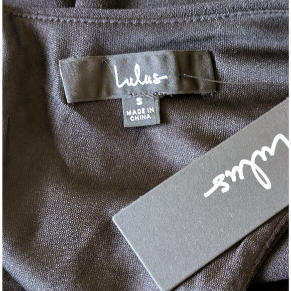 NEW Lulus Black One Shoulder Mermaid Maxi Dress Gown Size Small - Picture 6 of 10